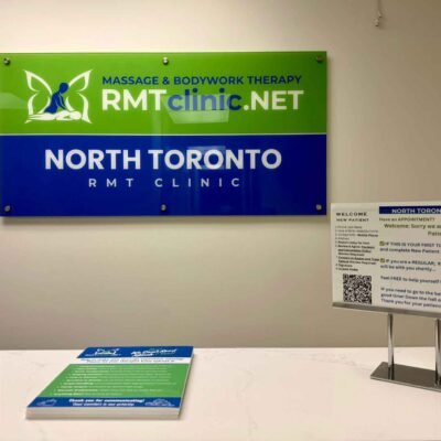 North Toronto RMT Clinic Counter
